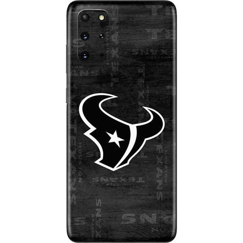 NFL Houston Texans Black & White Galaxy S20 Plus Skin